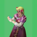 Espetacularte - Personagem para festa infantil - Rapunzel